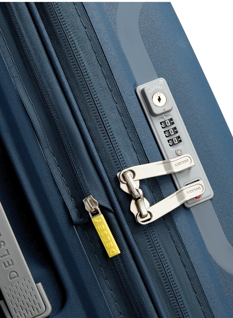 DELSEY Paris  Clavel 70 Cm Expandable 4-Double Wheeled Check-In Luggage Trolley (Recycled) - Blue Jean  | Best Price UAE